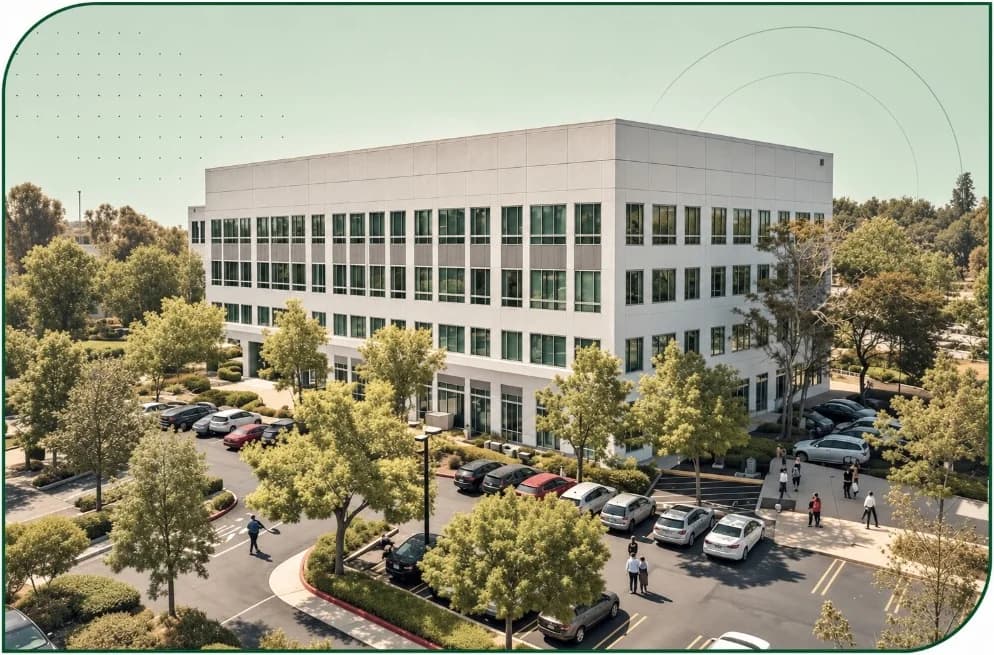 Peachscore office building